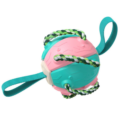 Interactive Dog Frisbee Ball Toy