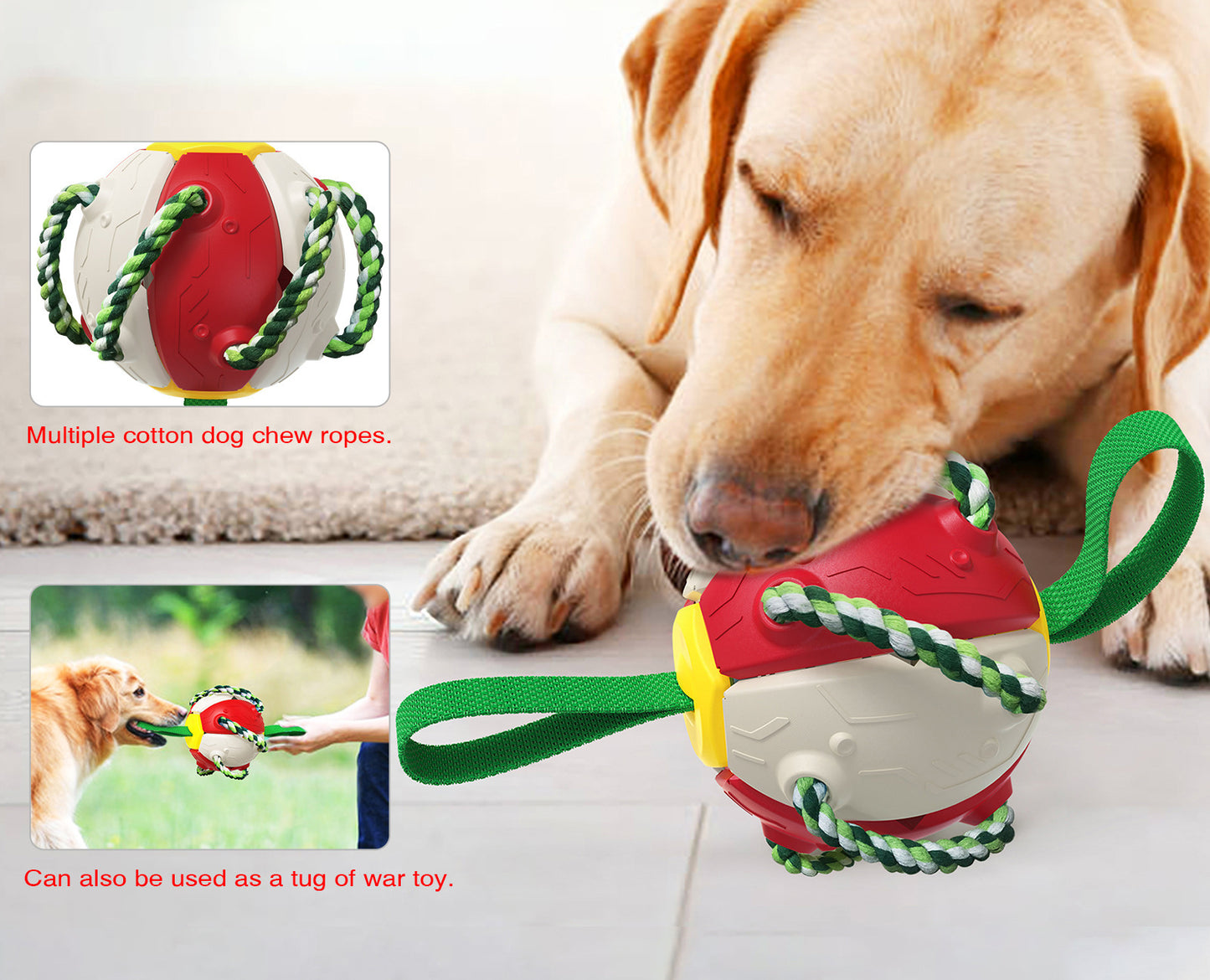 Interactive Dog Frisbee Ball Toy